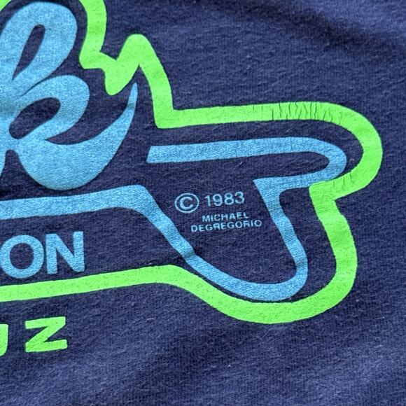 Vintage 1983 Big Stick Surfing Association T-Shirt Santa Cruz Sz M Single Stitch - Picture 5 of 9